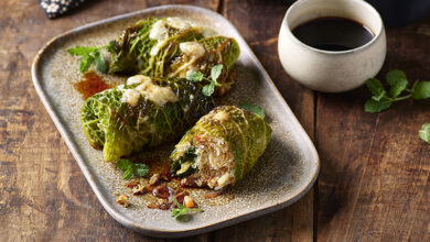 Chou vert farci façon nems