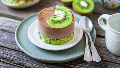 Entremets kiwi