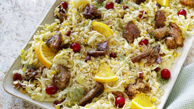 Salade d’agneau aux trois graines