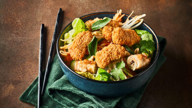 Bo Bun végétarien nuggets végétaux