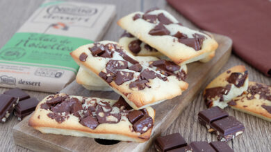 Financiers chocolat éclats de noisettes