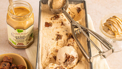 Crème glacée Nocciolata Bianca brownie