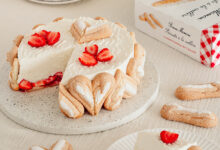 Délice yaourt, fraises biscuits à la cuillère Bonne Maman
