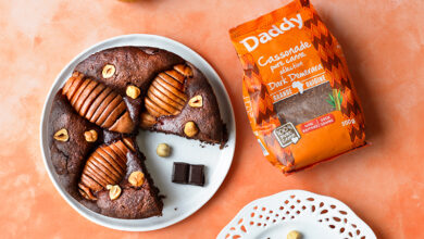 Gâteau chocolat poires noisettes