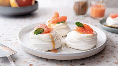 Mini pavlova Pamplemousse de Floride