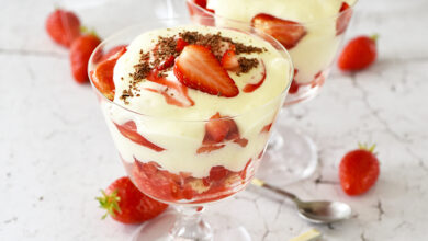 Tiramisus individuels Fraise du Périgord IGP