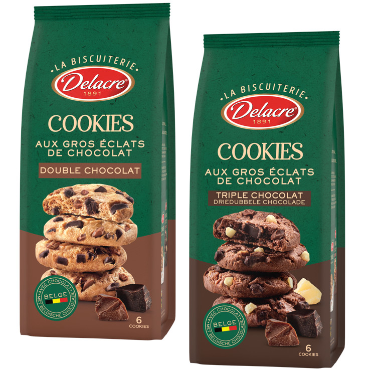 Cookies double triple chocolat