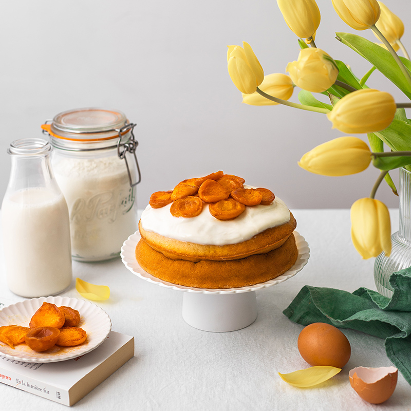 Gâteau au yaourt abricot