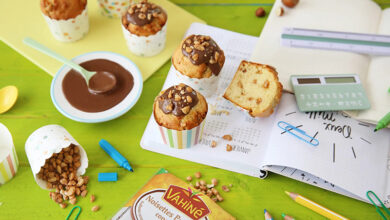 Muffins noisettes pralinées