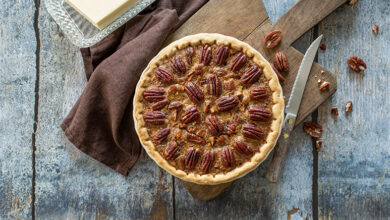 Tarte noix de pécan caramel beurre Charentes-Poitou AOP