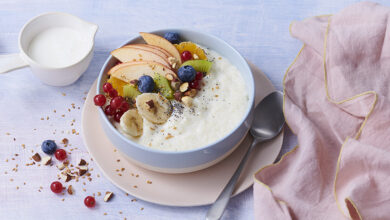 Bowl de Floraline fruits colorés crème d’amande