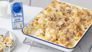 Gratin, crème infusée pecorino, légumes d’automne