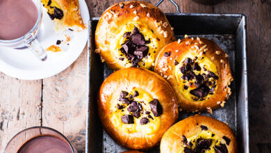 Pains au lait crème chocolat