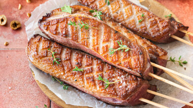 Brochette de Magret plancha