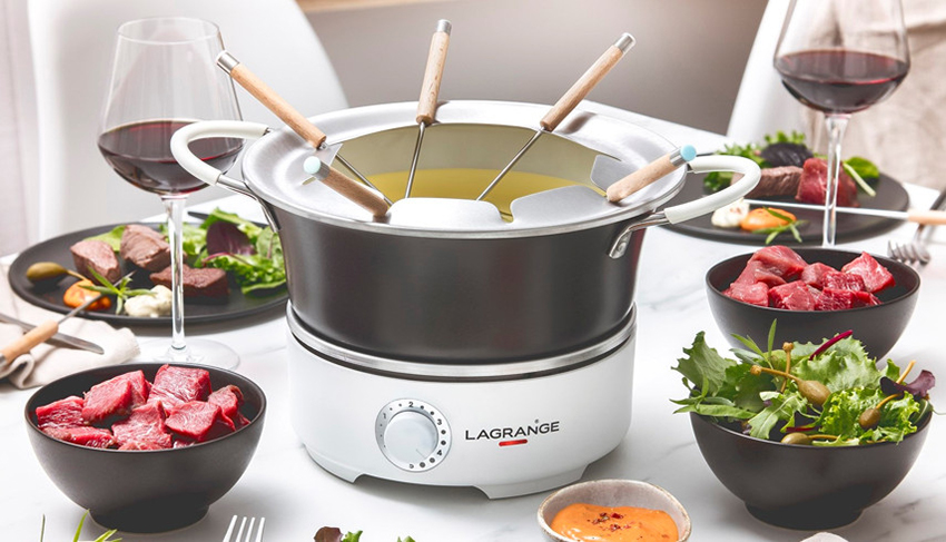 Fondue Lagrange In Acciaio Inox - Set Per Fondute E Cene Con Gli Amici - Foto 10