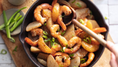 Gambas navets Clémentine de Corse IGP