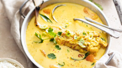 Lotte clémentine de Corse IGP safran lait de coco