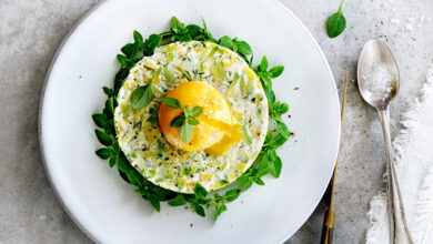 Tartare d’Avocat crème à l’aneth jaune d'œuf poché