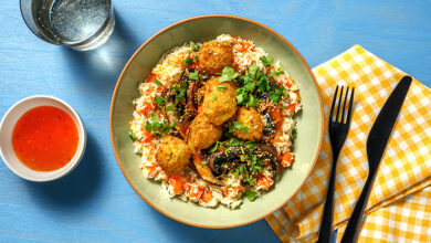 Bowl boulettes veggie thaï