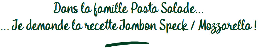 Recette Jambon Speck / Mozzarella !