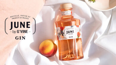JUNE GIN Pêche de Vigne