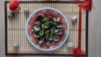 Palourdes sautées gingembre