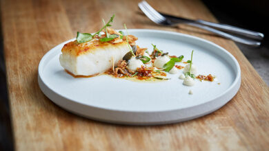 Skrei, crème chou-fleur beurre noisette