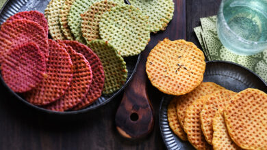 Gaufrettes apéritives fromage