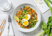 Laksa veggie légumes coco