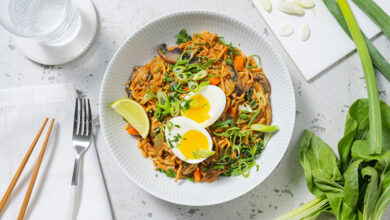 Laksa veggie légumes coco