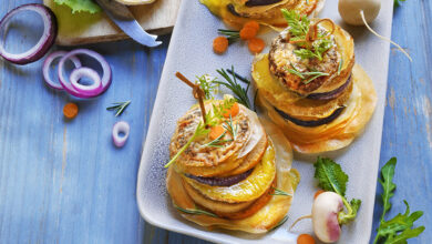 Millefeuille Picodon navets