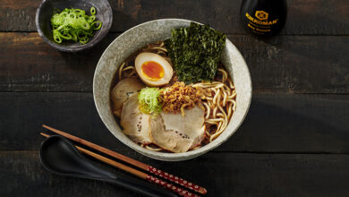 Ramen jambon œufs marinés