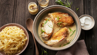 Suprême Pintade moutarde Estragon