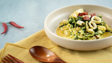 Blancs de calamar chorizo