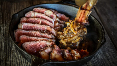 Côte de bœuf irlandais whiskey