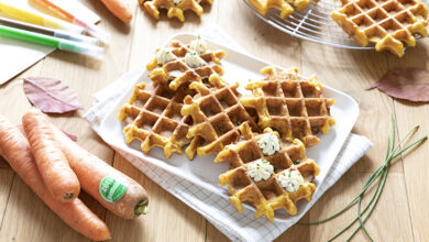 Gaufres carotte Zéro Résidu de Pesticides
