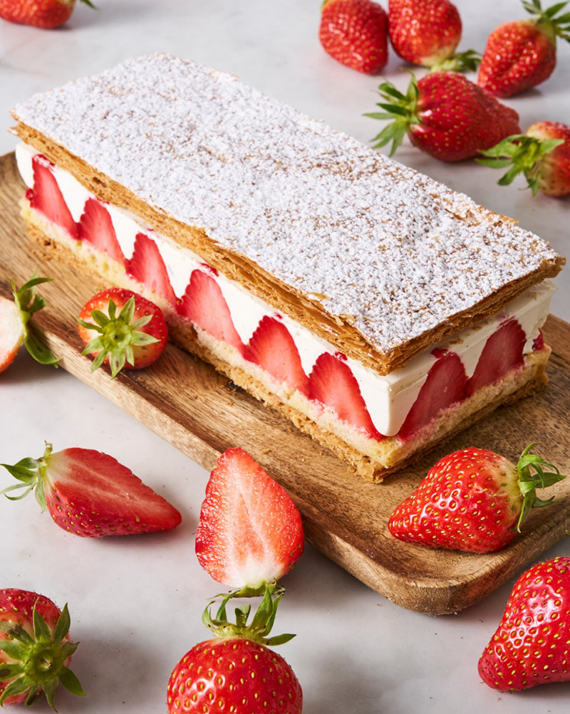 Millefeuille fraise Label Rouge