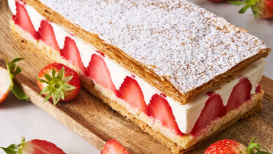 Millefeuille fraise Label Rouge