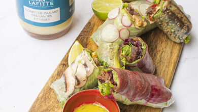 Rouleaux de printemps Confit de Canard des Landes