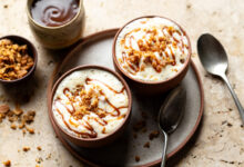 Crème brûlée mousseuse caramel beurre salé