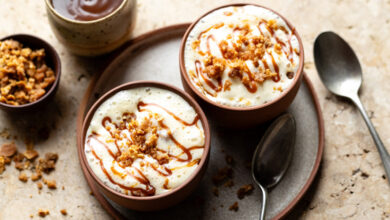 Crème brûlée mousseuse caramel beurre salé