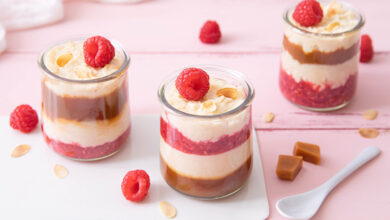 Crèmes Floraline® framboises caramel