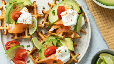 Gaufre saumon avocat Petit Billy
