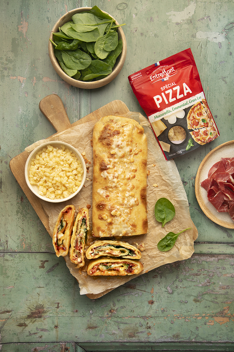 Stromboli épinards, coppa Spécial Pizza Entremont