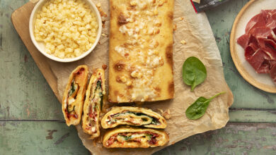 Stromboli épinards, coppa Spécial Pizza Entremont