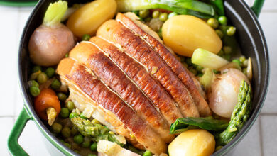 Cocotte printanière poitrine de veau