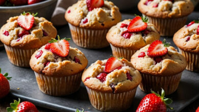 Muffins fraises