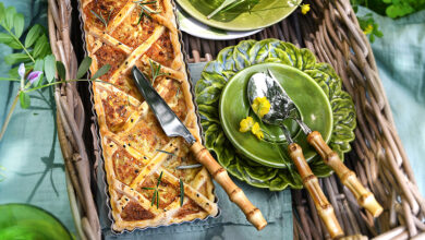 Tarte courgette chèvre