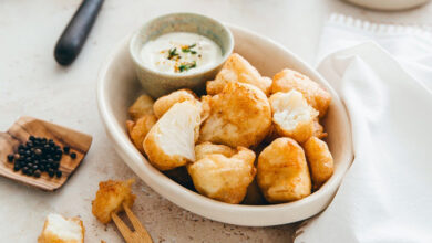 Beignets chou-fleur bière