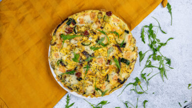 Frittata courgettes Maroilles AOP